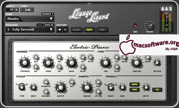 Lounge Lizard VST Crack With Serial Number Free Download